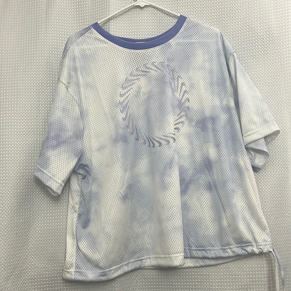 New Nike mesh running crop top in 1x in women